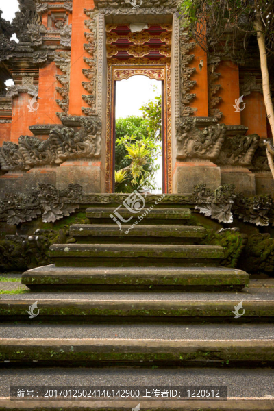 印度教寺廟的樓梯