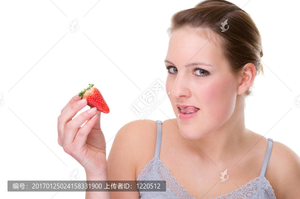 女人與草莓
