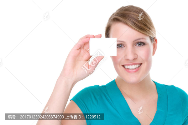 帶名片的女人