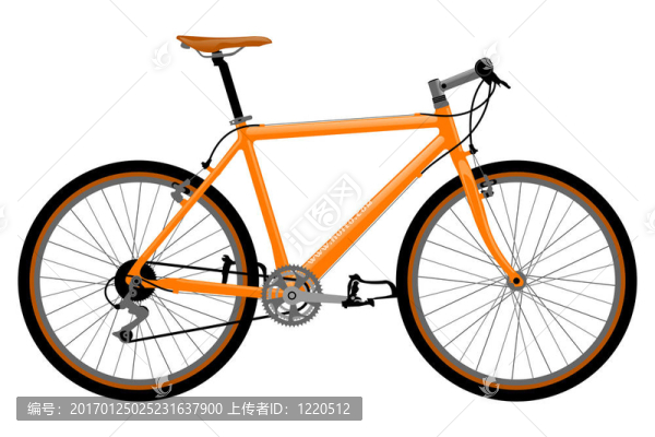 自行車的插圖。