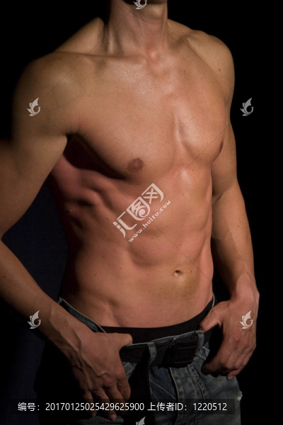 完美的男性身體