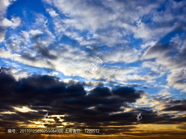 藍色的天空