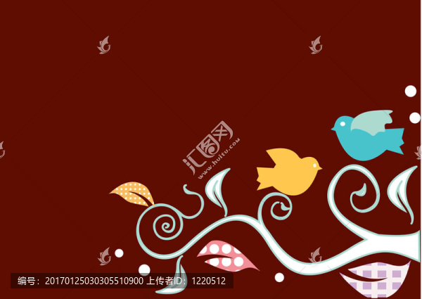 在糾結(jié)的樹上的鳥