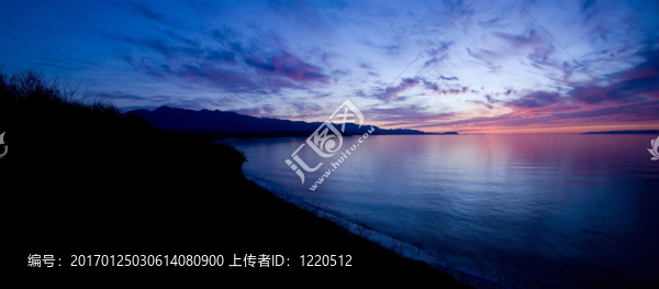 胡安·德富卡海峽的日落