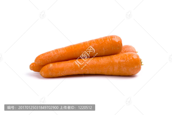 新鮮的胡蘿卜