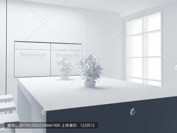 白色的廚房