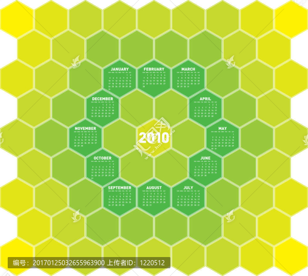 蜂窩日歷2010