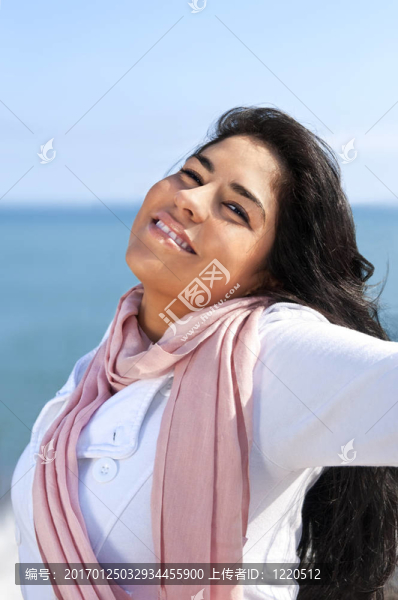年輕的美洲土著婦女