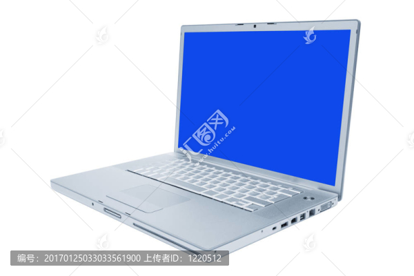 現(xiàn)代和時(shí)尚的筆記本電腦