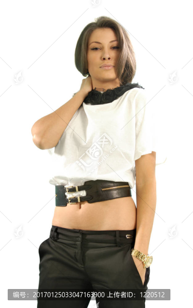 年輕的女人