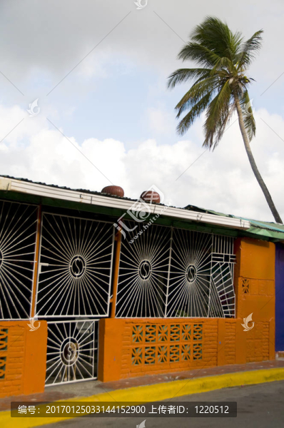 南圣胡安尼加拉瓜多彩的建筑