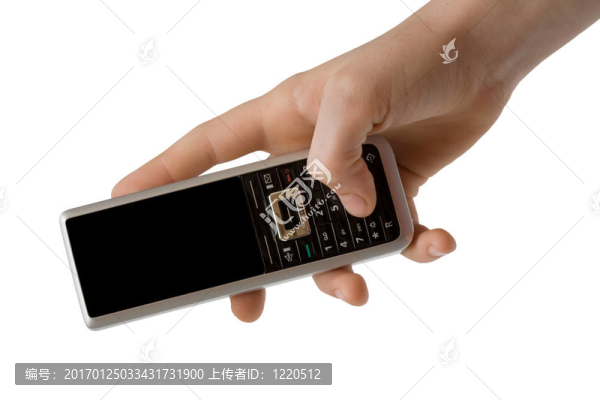 電話在一個手