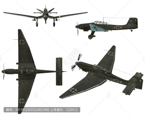 ju87d斯圖卡式俯沖轟炸機(jī)從二戰(zhàn)
