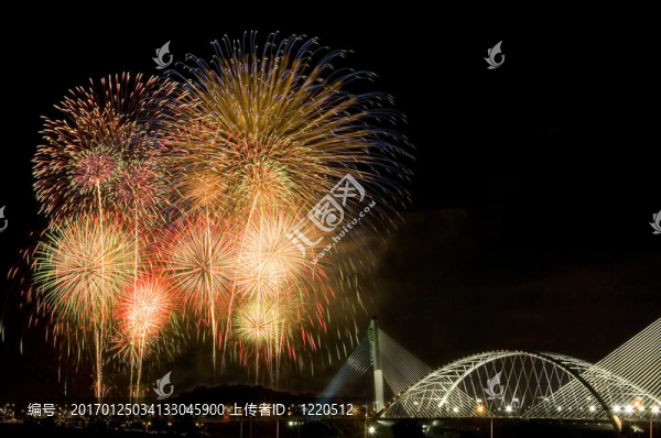 爆炸的煙花