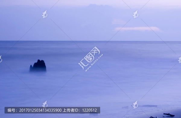 海灘的黃昏