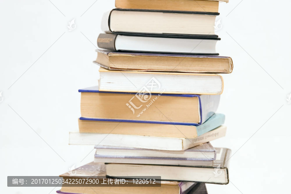 白色背景的書籍