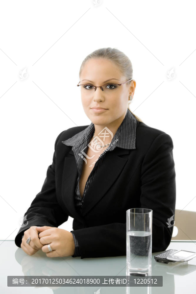 年輕的女商人