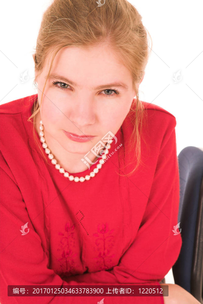 性感的金發(fā)女商人