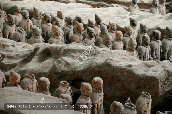 赤陶土士兵；西安；中國