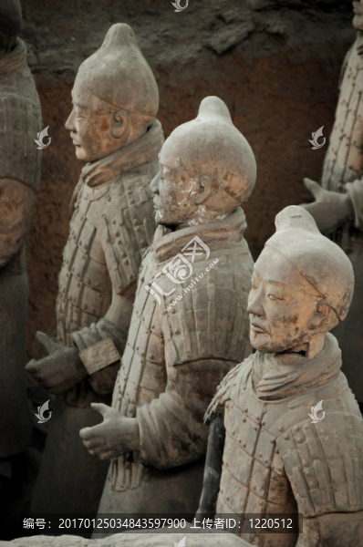 赤陶土士兵；西安；中國