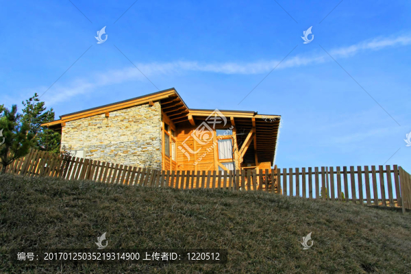 小屋和柵欄