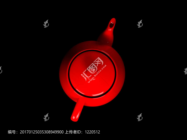 红色的茶壶