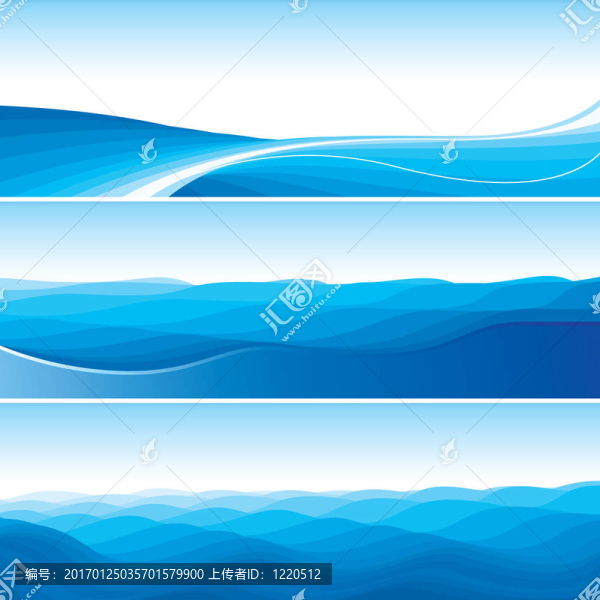 設(shè)置藍(lán)色抽象波背景