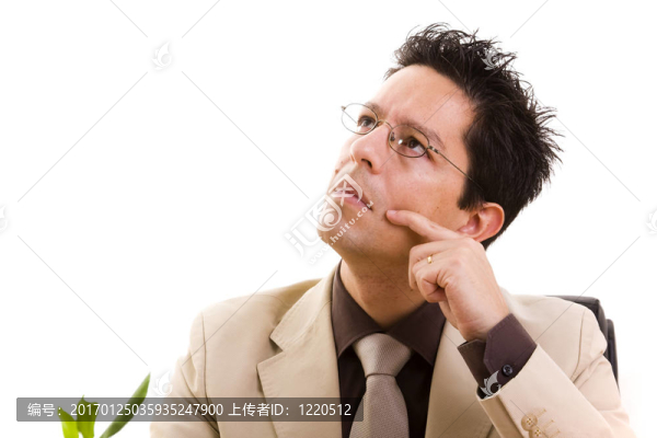 商人在他的辦公室工作