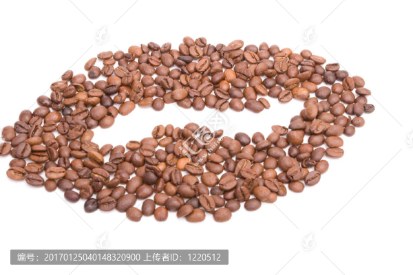 咖啡豆制成的大豆子