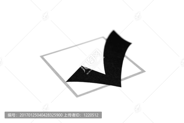 關(guān)閉了復(fù)選框，孤立在白色背景的照片。
