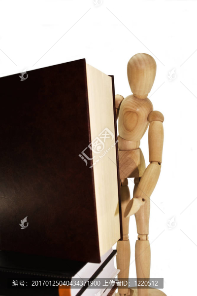 帶書的木制傀儡
