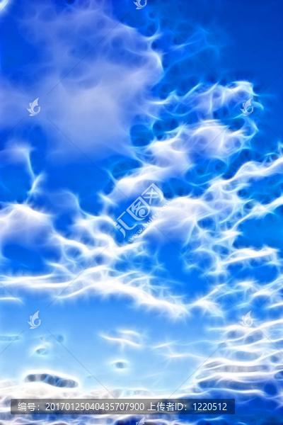 深藍(lán)色的天空