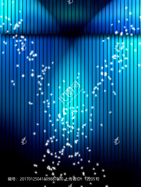 藍(lán)色的燈