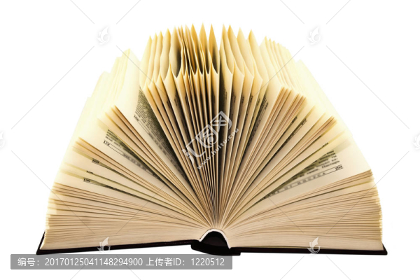 打開的書