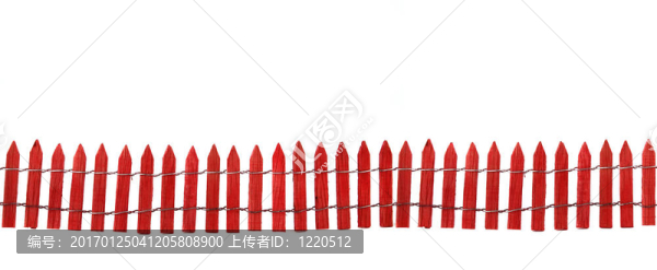 孤立的紅色圍墻
