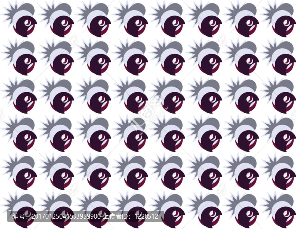 無縫摘要笑臉模式向量