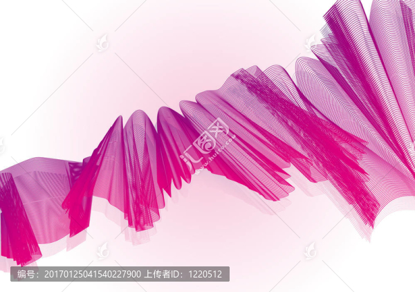 粉紅波插圖