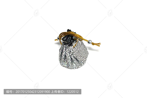 禮品iaolted在白色背景的小袋子。