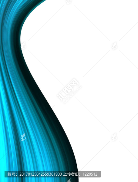 藍(lán)色的波浪