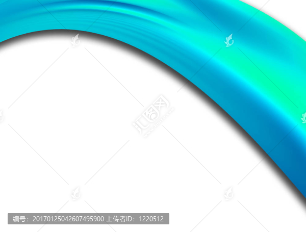 藍色的波浪