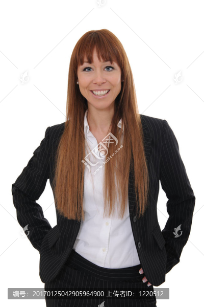 畫像的女商人