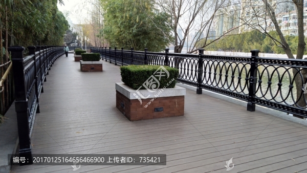 河流觀光帶素材