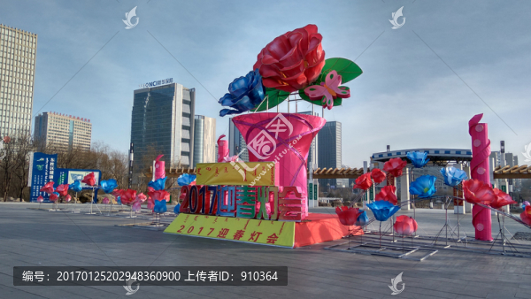 鮮花花燈,玫瑰花花燈,花燈