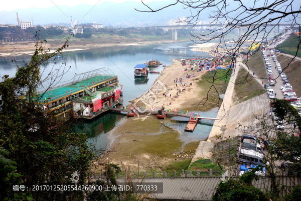重慶北碚嘉陵江,碼頭