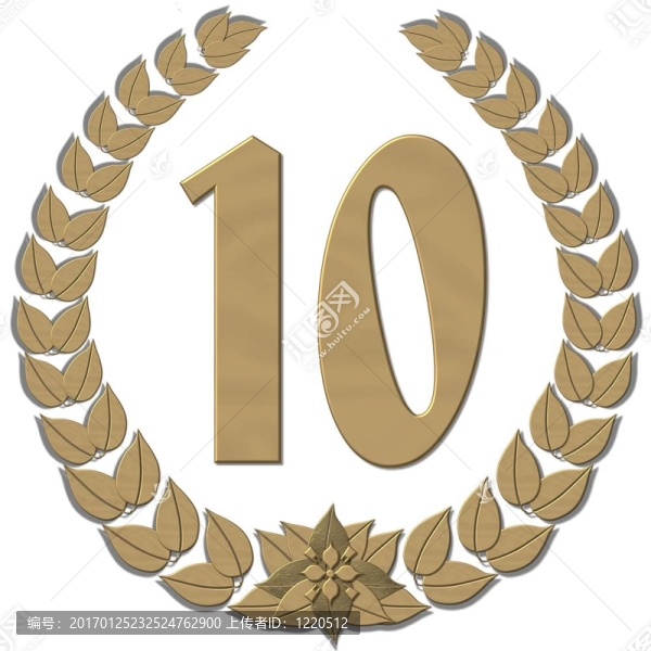 青銅月桂花冠10