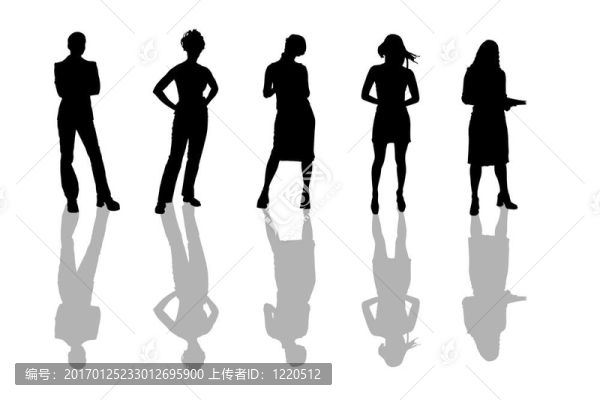 商務(wù)人物剪影