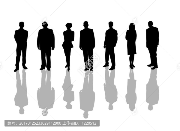 商務(wù)人物剪影