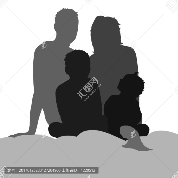 家庭的剪影