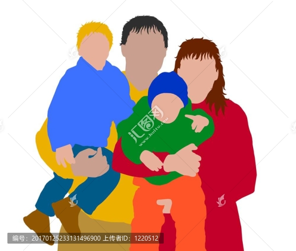 家庭插圖