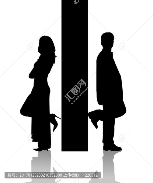人物剪影黑白-匯圖網(wǎng) www.fosd68.com 人物剪影黑白